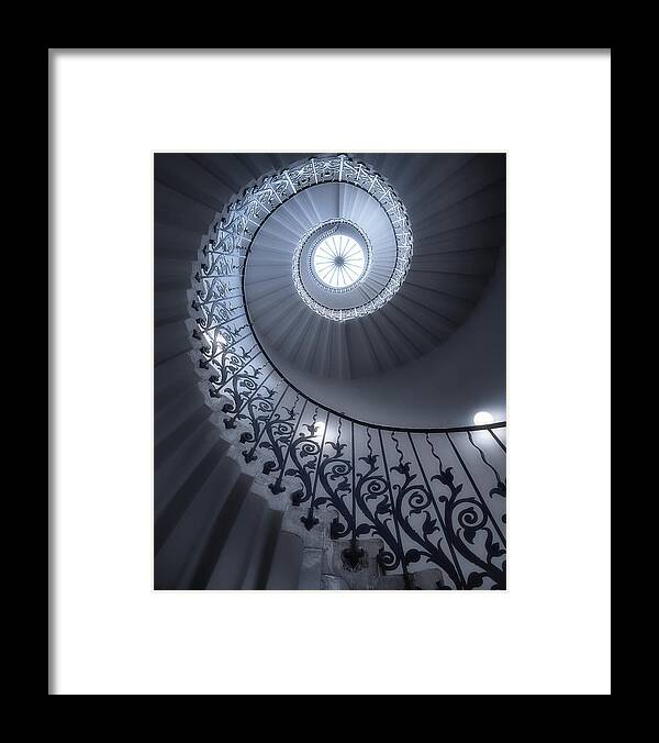 Stairs Framed Print featuring the photograph Tulip Stairs by Massimo Cuomo