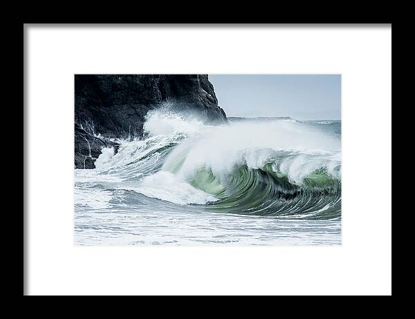 Cape Disappointment Framed Print featuring the photograph Tumbler by Robert Potts