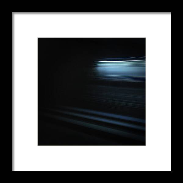 Train Framed Print featuring the photograph Tunnel by Beatriz Molina