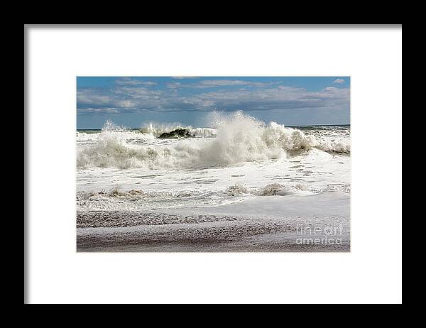 Beach Framed Print featuring the photograph Turbulence by Jo Ann Gregg
