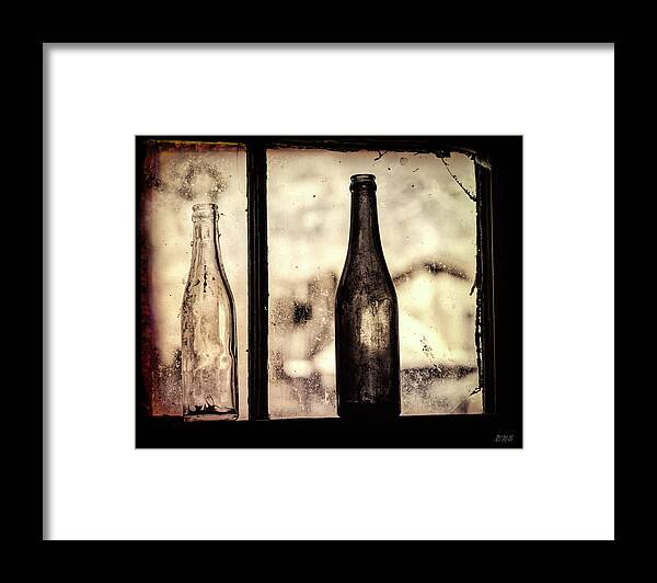 Antique Framed Print featuring the photograph Two Bottles by David Gordon