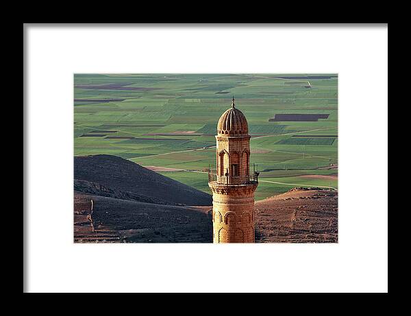 Tranquility Framed Print featuring the photograph Ulu Mosque And Mesopotamia by Izzet Keribar