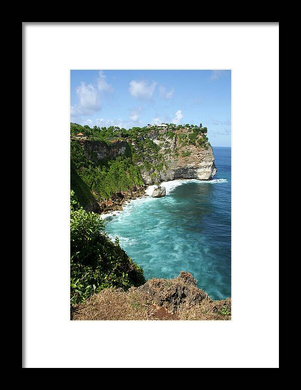Tranquility Framed Print featuring the photograph Ulu Watu Temple, Bali by Travel Photographer Specialized In Asia * Sylvain Brajeul