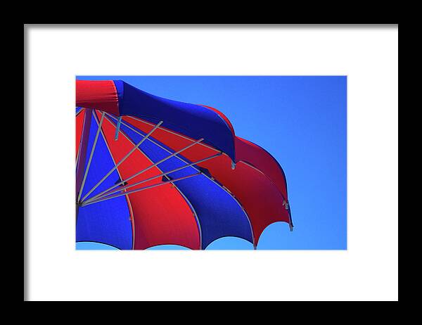 Umbrella Framed Print featuring the photograph Umbrella by Jean Evans