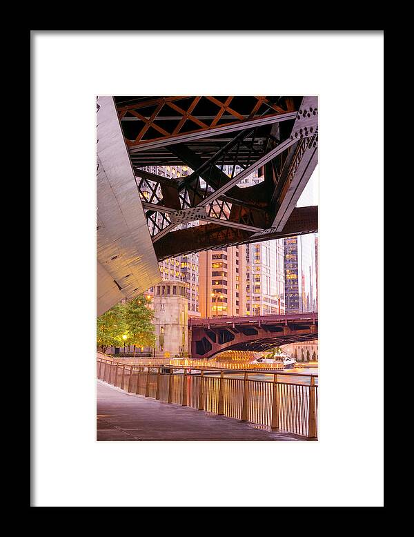 Under The Bridge Framed Print featuring the photograph Under The Bridge by Njr Photos