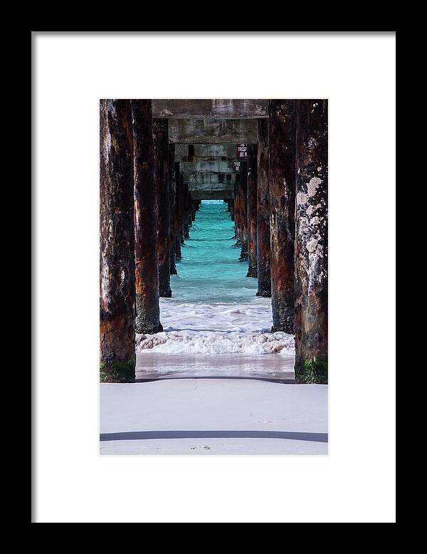 Pier Framed Print featuring the photograph Under the Pier by Stuart Manning