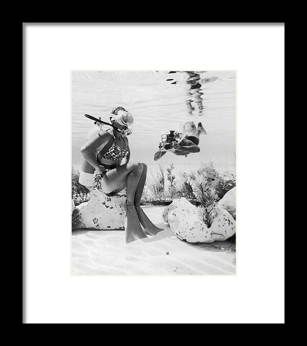 Underwater Framed Print featuring the photograph Underwater Photography by Fpg