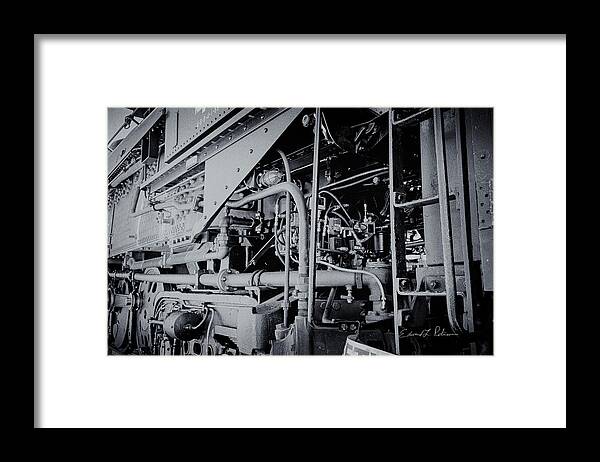 Omaha Ne Framed Print featuring the photograph Union Pacific Big Boy 4014 Old Days by Ed Peterson