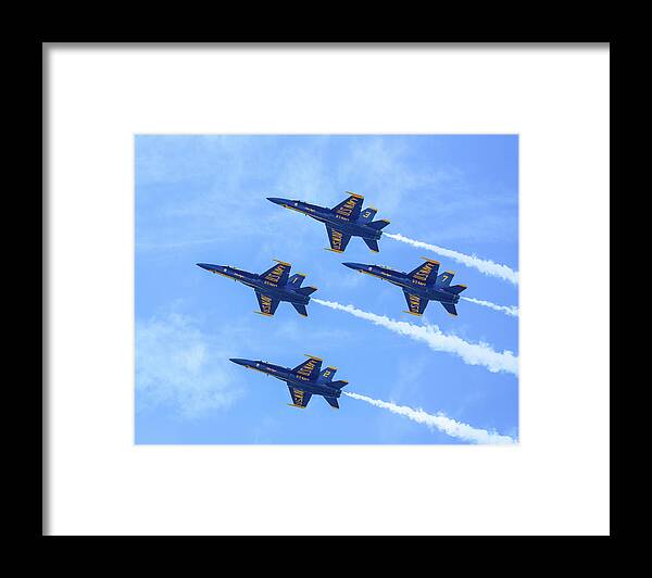 United States Navy Blue Angels Framed Print featuring the photograph United States Navy Blue Angels by Dale Kincaid