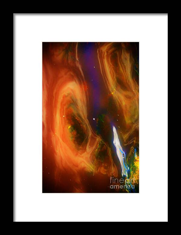 Waterfalls Framed Print featuring the photograph Universe in Water by Merle Grenz
