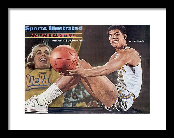 Magazine Cover Framed Print featuring the photograph University Of California Los Angeles Lew Alcindor Sports Illustrated Cover by Sports Illustrated