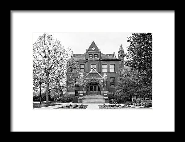 University Of Nebraska Framed Print featuring the photograph University of Nebraska Architecture Hall by University Icons