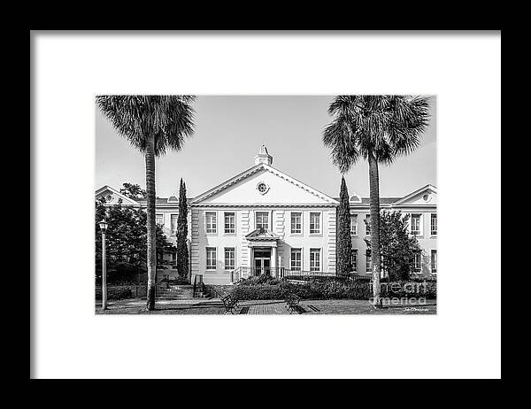 University Of South Carolina Framed Print featuring the photograph University of South Carolina Osborne Administration Building by University Icons