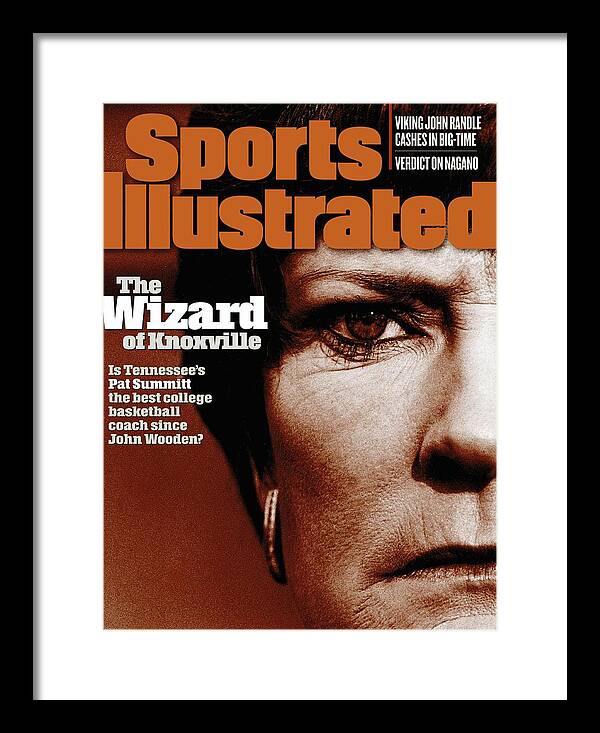 Sports Illustrated Framed Print featuring the photograph University Of Tennessee Coach Pat Summitt Sports Illustrated Cover by Sports Illustrated