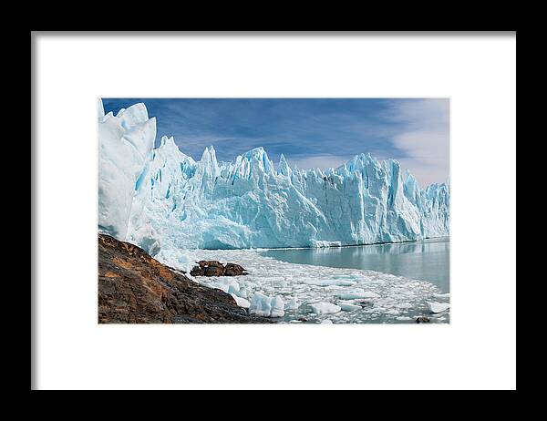 Tranquility Framed Print featuring the photograph Upsala Glacier by Michael Leggero