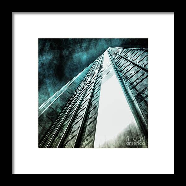 American Framed Print featuring the photograph Urban Grunge Collection Set - 09 by Az Jackson
