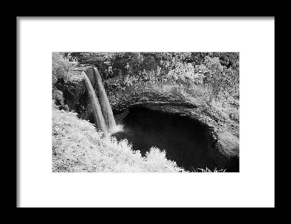 Agua Framed Print featuring the photograph USA, Hawaii, Kauai, Infrared Island by Terry Eggers