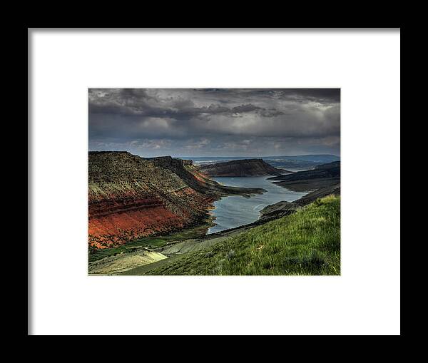 Utah Framed Print featuring the photograph Utah - Flaming Gorge 005 by Lance Vaughn