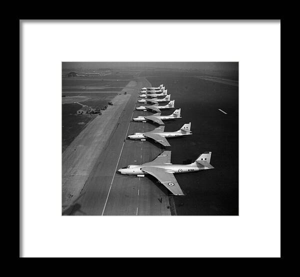 Taking Off Framed Print featuring the photograph V Squadron by Douglas Miller