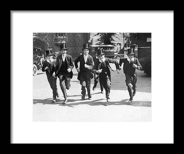 1930-1939 Framed Print featuring the photograph Vacation At Eton College In England In by Keystone-france