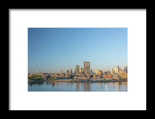 Vancouver Framed Print featuring the photograph Vancouver Skyline by Douglas Wielfaert