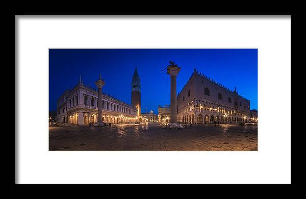 Venice Framed Print featuring the photograph Venice - Piazza San Marco by Jean Claude Castor