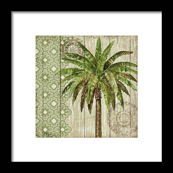 Palm Framed Print featuring the painting Verde Palm I by Paul Brent