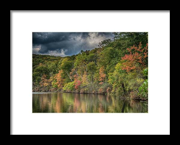 Harriman State Park Framed Print featuring the photograph View of the Lake by Alan Goldberg