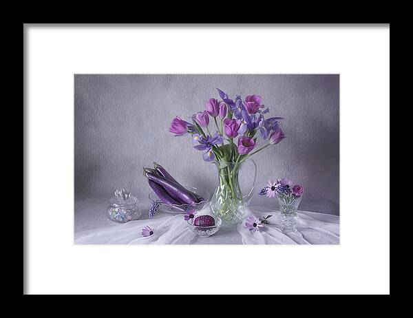 Violet Framed Print featuring the photograph Violet Delight by Lydia Jacobs