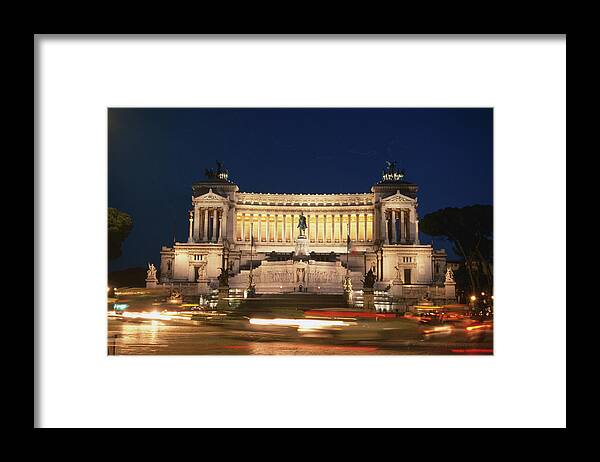 Statue Framed Print featuring the photograph Vittorio Emanuele Monument, Rome, Italy by Lonely Planet