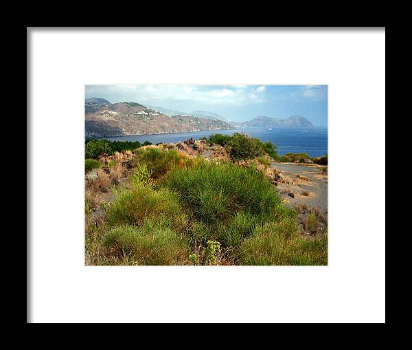 Tranquility Framed Print featuring the photograph Vulcano by Floriano Sion