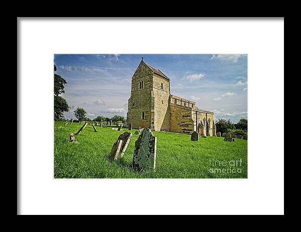 English Church Framed Print featuring the photograph Wadenhoe Church Northamptonshire by Martyn Arnold