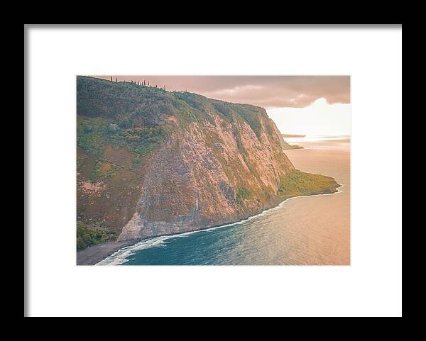 Big Island Framed Print featuring the photograph Waipio Valley Sunset by Christi Kraft