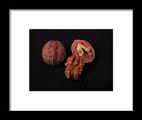 Food Framed Print featuring the photograph Walnuts by Martin Smith