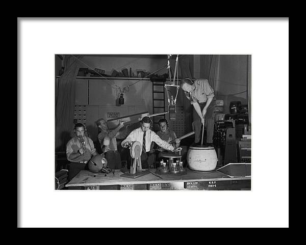 1930-1939 Framed Print featuring the photograph Walt Disney Studio Technicians by Alfred Eisenstaedt