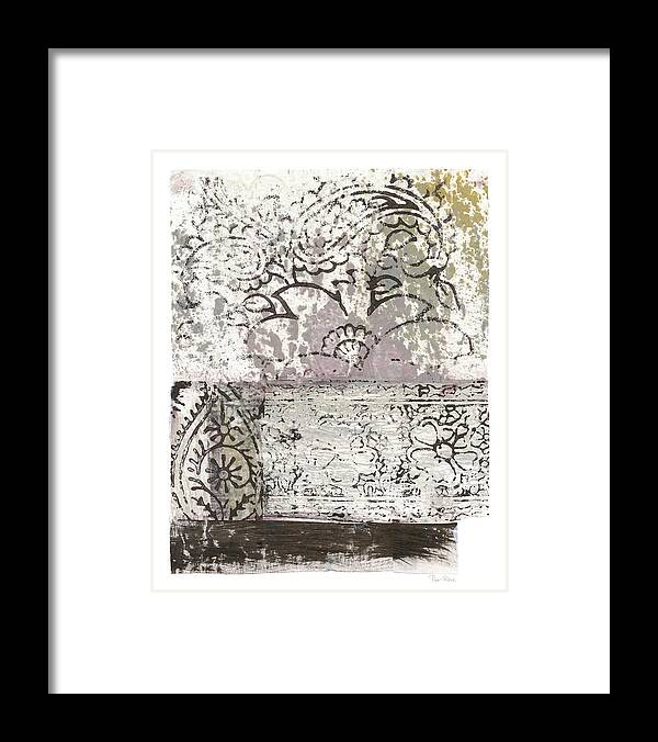 Abstract Framed Print featuring the painting Wanderer IIi by Piper Rhue