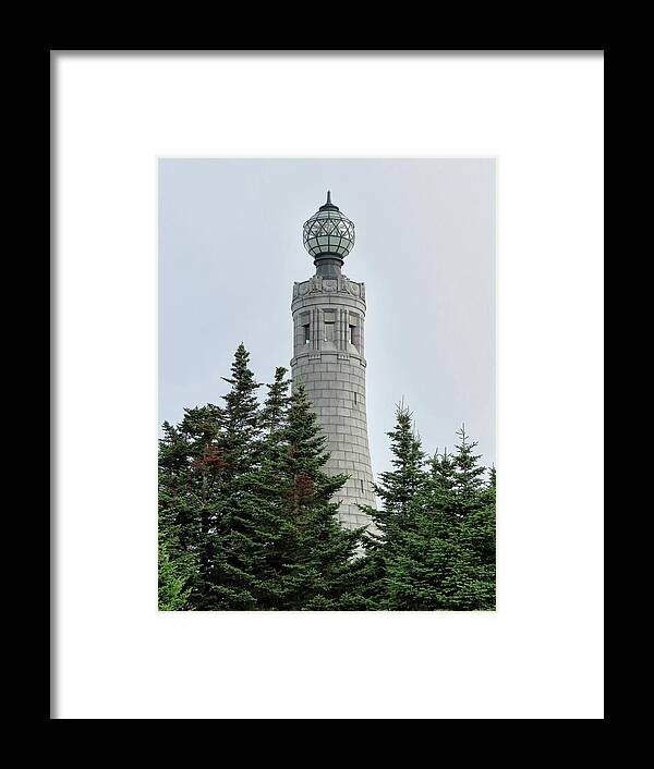 Mount Greylock Framed Print featuring the photograph War Memorial Tower by Connor Beekman