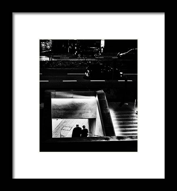 Night Framed Print featuring the photograph Was A Nice Evening, My Dear. by Jrgen Hartlieb