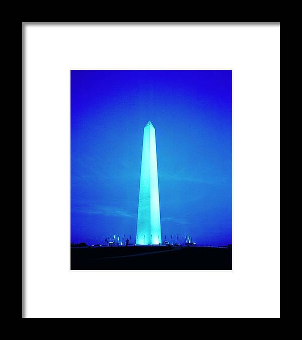 Washington Monument Framed Print featuring the photograph Washington Memorial by Silvia Otte