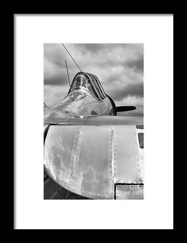 T-6 Texan Framed Print featuring the photograph Watching the Skies No.2 by Jimmy Ostgard