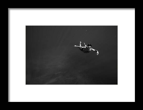 Water Framed Print featuring the photograph Water Dance by Assaf Gavra