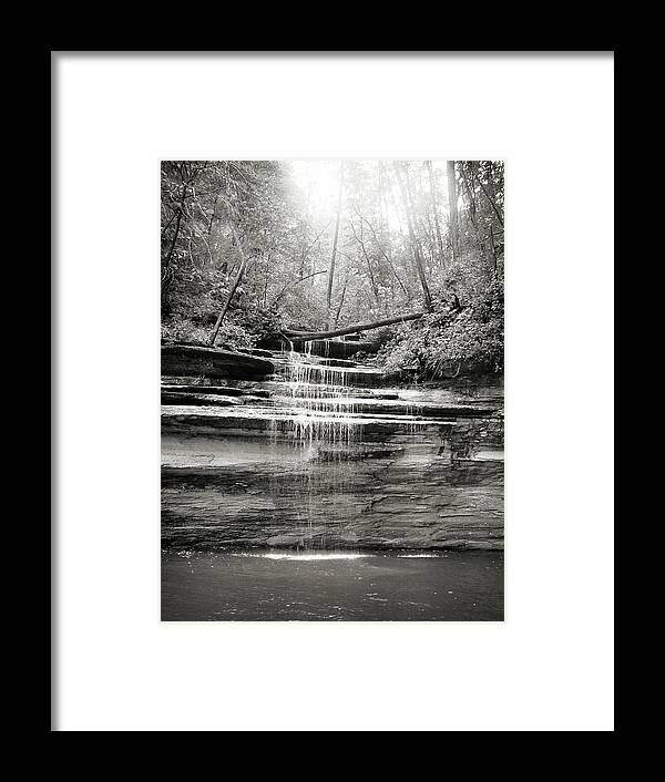Lake Cumberland Framed Print featuring the photograph Waterfall by Michelle Wermuth