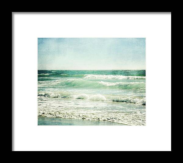Beach Framed Print featuring the photograph Wave Rhythm by Lupen Grainne
