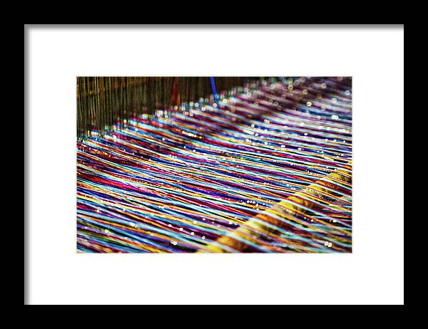 Morocco Framed Print featuring the photograph Weaving Loom #2 - Morocco by Stuart Litoff