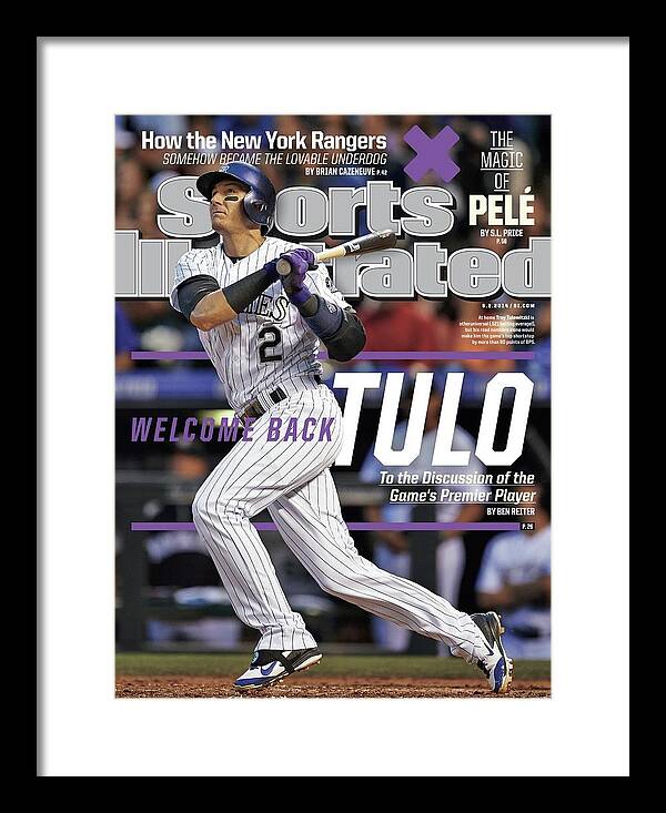 Magazine Cover Framed Print featuring the photograph Welcome Back Tulo, To The Discussion Of The Games Premier Sports Illustrated Cover by Sports Illustrated
