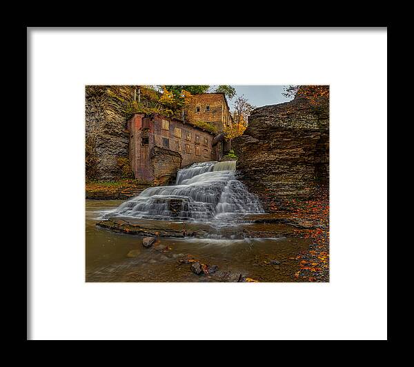 Waterfalls Framed Print featuring the photograph Wells Falls by Rod Best
