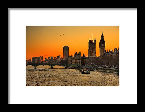 Clock Tower Framed Print featuring the photograph Westminster & Big Ben London by Photos By Steve Horsley