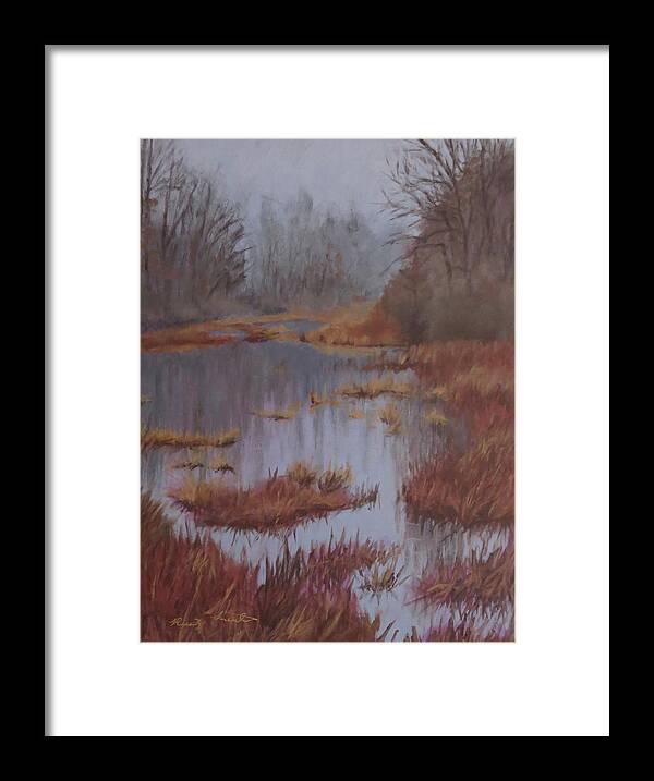 Wetlands Framed Print featuring the painting Wetland, Kensington by Rusty Frentner