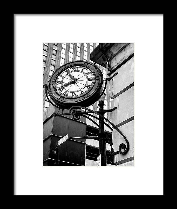 Clock Framed Print featuring the photograph What Time Is It by Jill Love