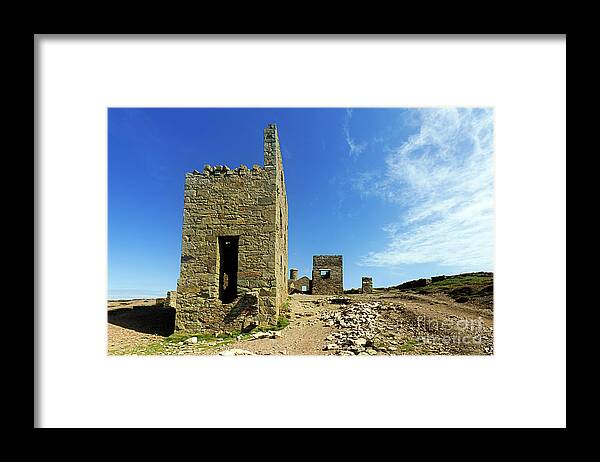 Wheal Coates Framed Print featuring the photograph Wheal Coates Cornwall by Terri Waters